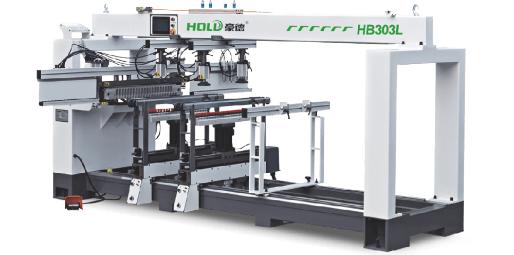 HB303L woodworking drilling machine (three-row drill)