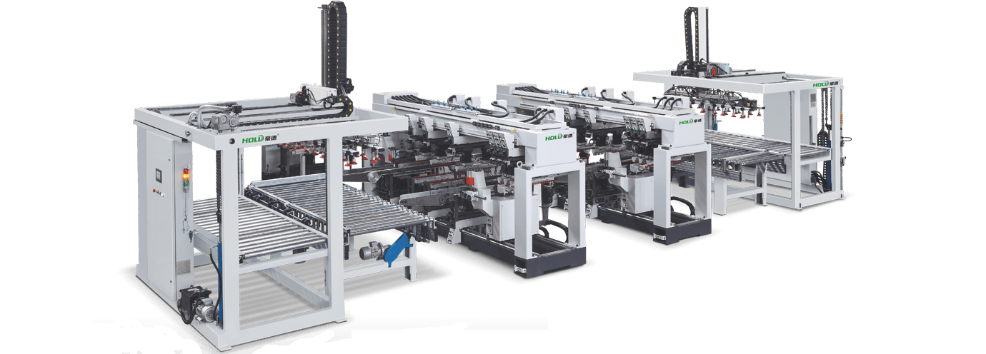 Fully automatic double-end sealing and drilling production line