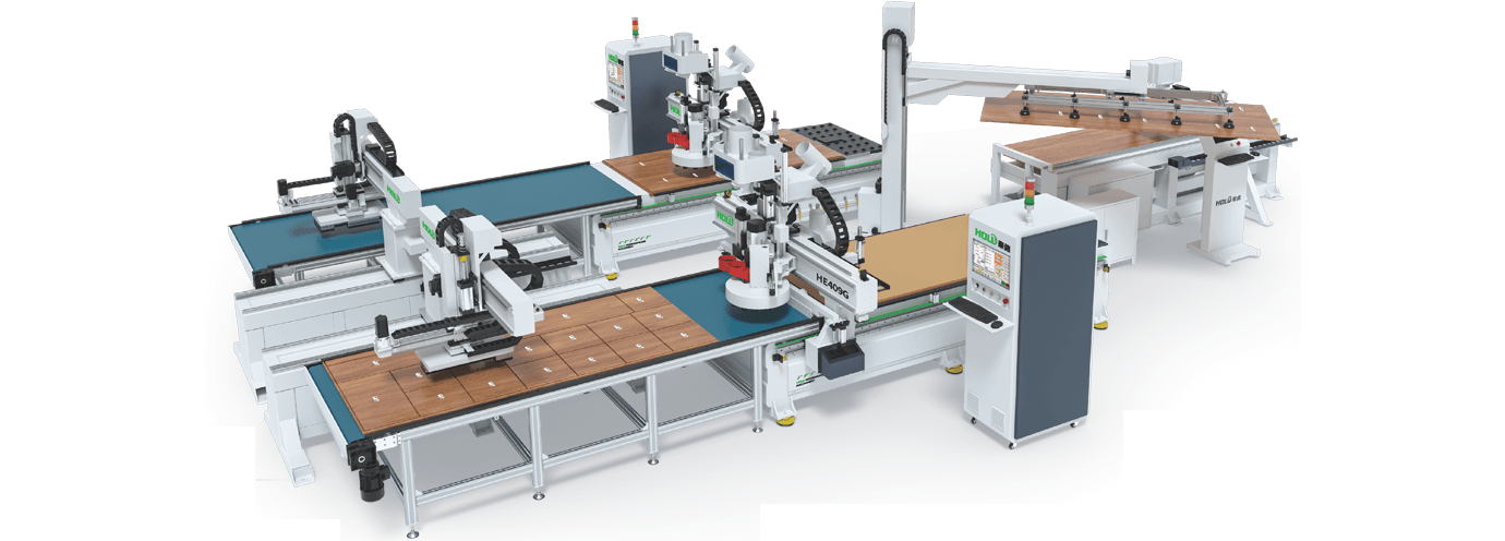 Flexible Intelligent Opening Multi-Machine Line